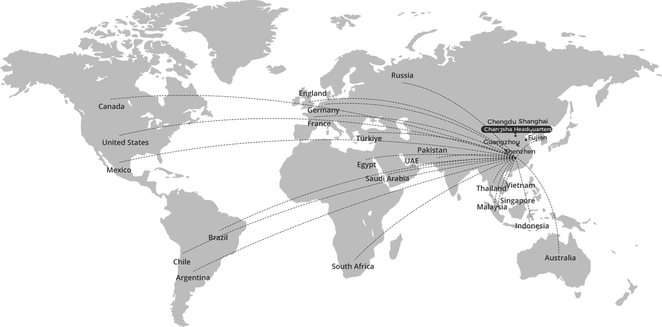 Depot Master Global Service Network Map